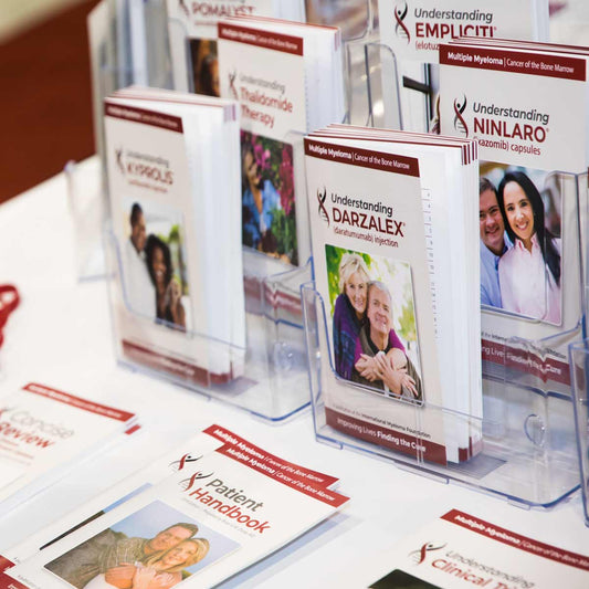 Myeloma cancer patient educational publications