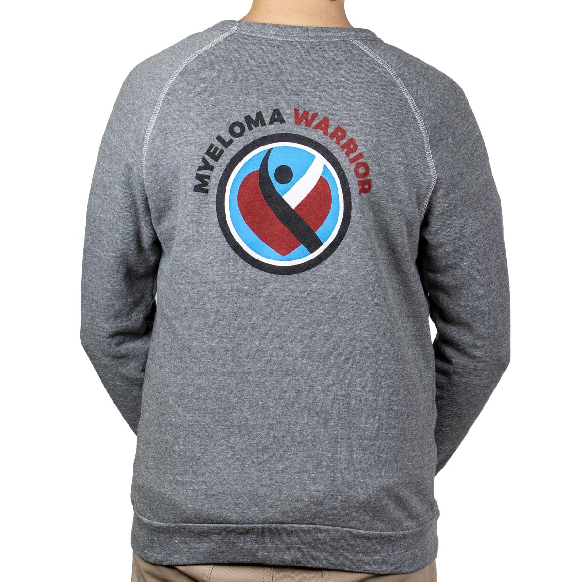 IMF Myeloma Warrior Crew Sweatshirt - Dark Grey