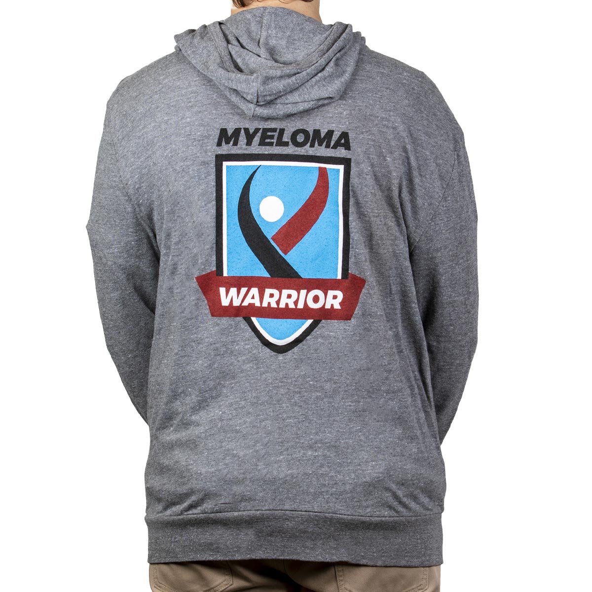 IMF Myeloma Warrior Hooded Sweatshirt - Dark Grey