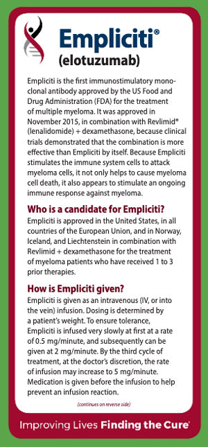 IMF Tip Card: Empliciti®(elotuzumab)